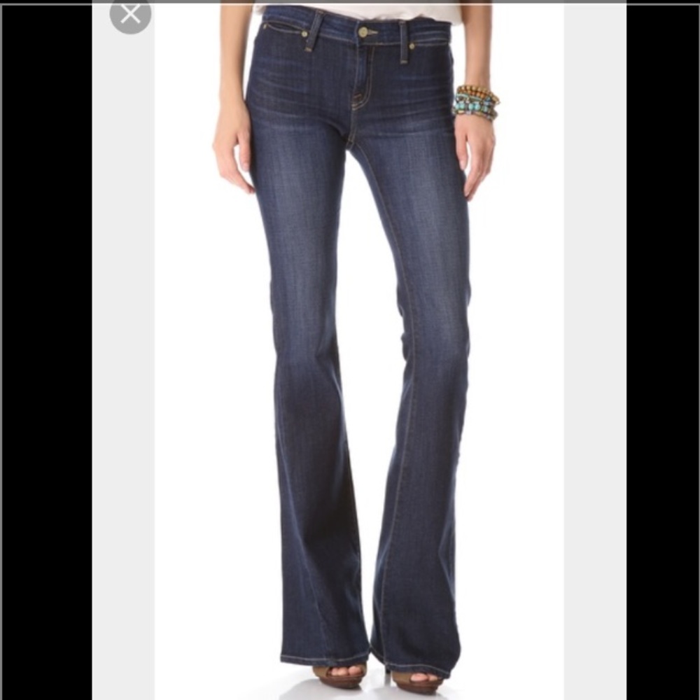 JOIE Medium Wash Whiskering Detail Skinny Jeans